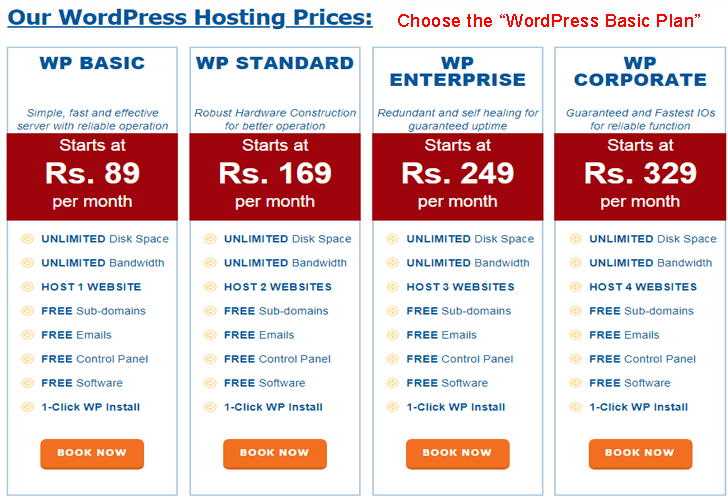 Web Hosting Plans