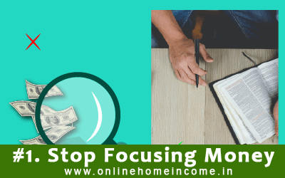 Stop Focusing Money